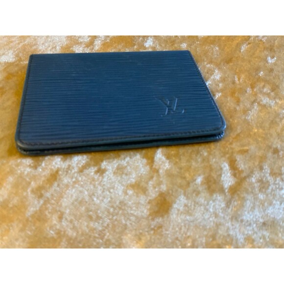 Louis Vuitton Epi Blue Porto Carte vertical card case with box - Picture 4 of 9
